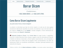 Tablet Screenshot of borrodicom.cl